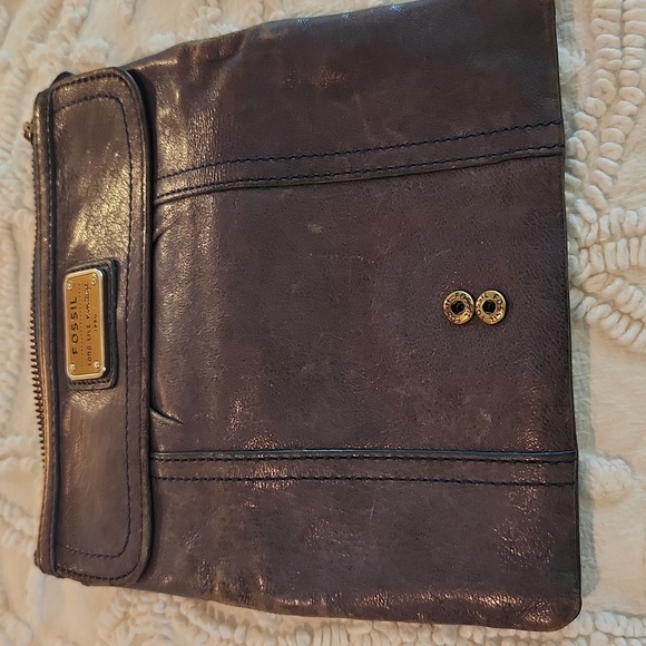 Fossil blue gray distressed wallet - Picture 2 of 9